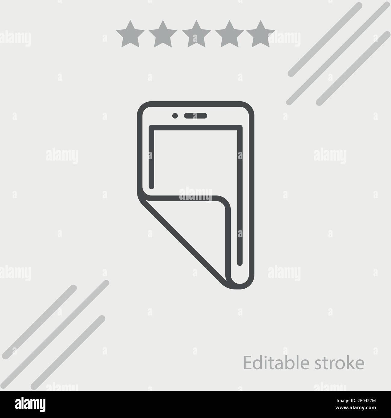 mobile vector icon modern simple vector illustration Stock Vector Image ...