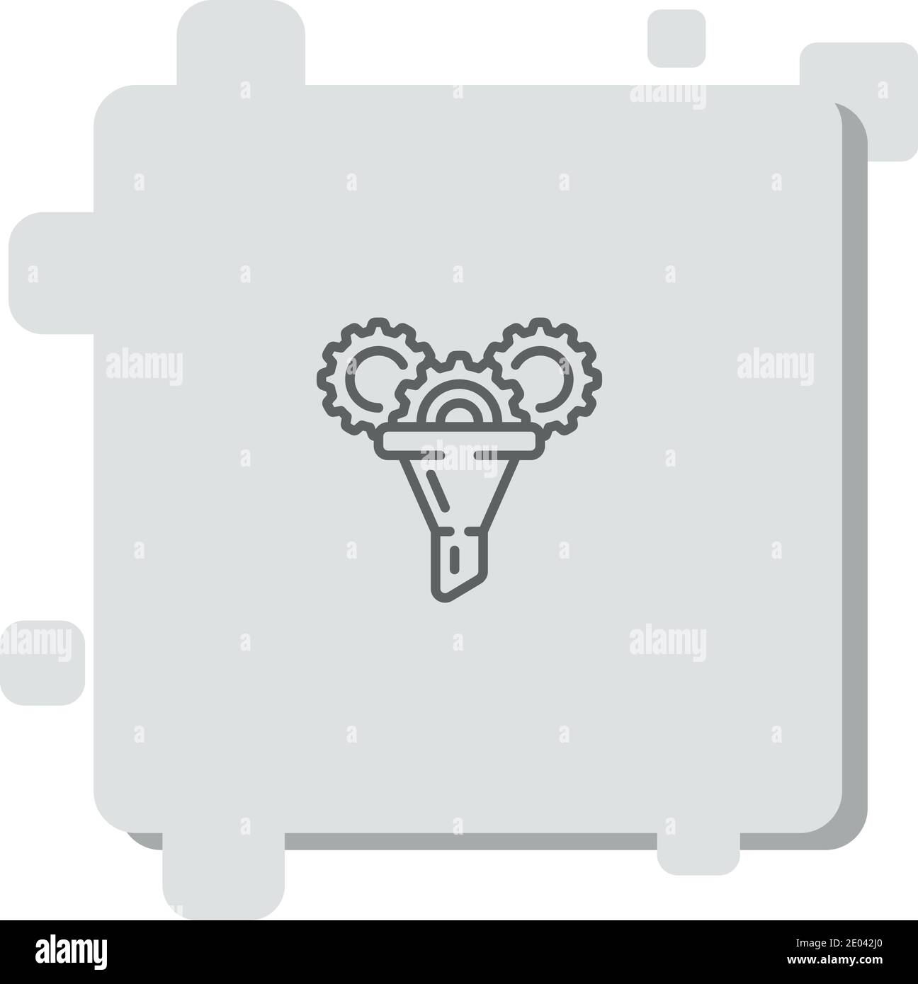 funnel vector icon modern simple vector illustration Stock Vector Image ...
