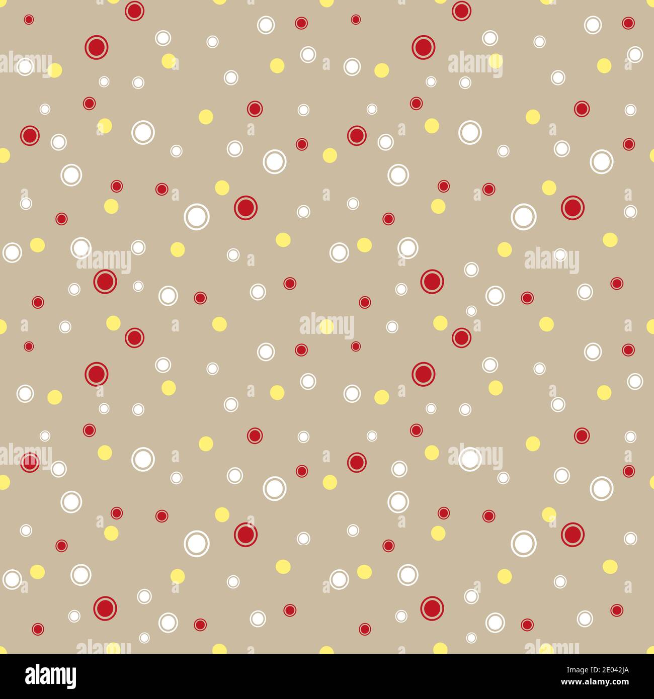 Stylized new polka dots vector seamless pattern Stock Vector