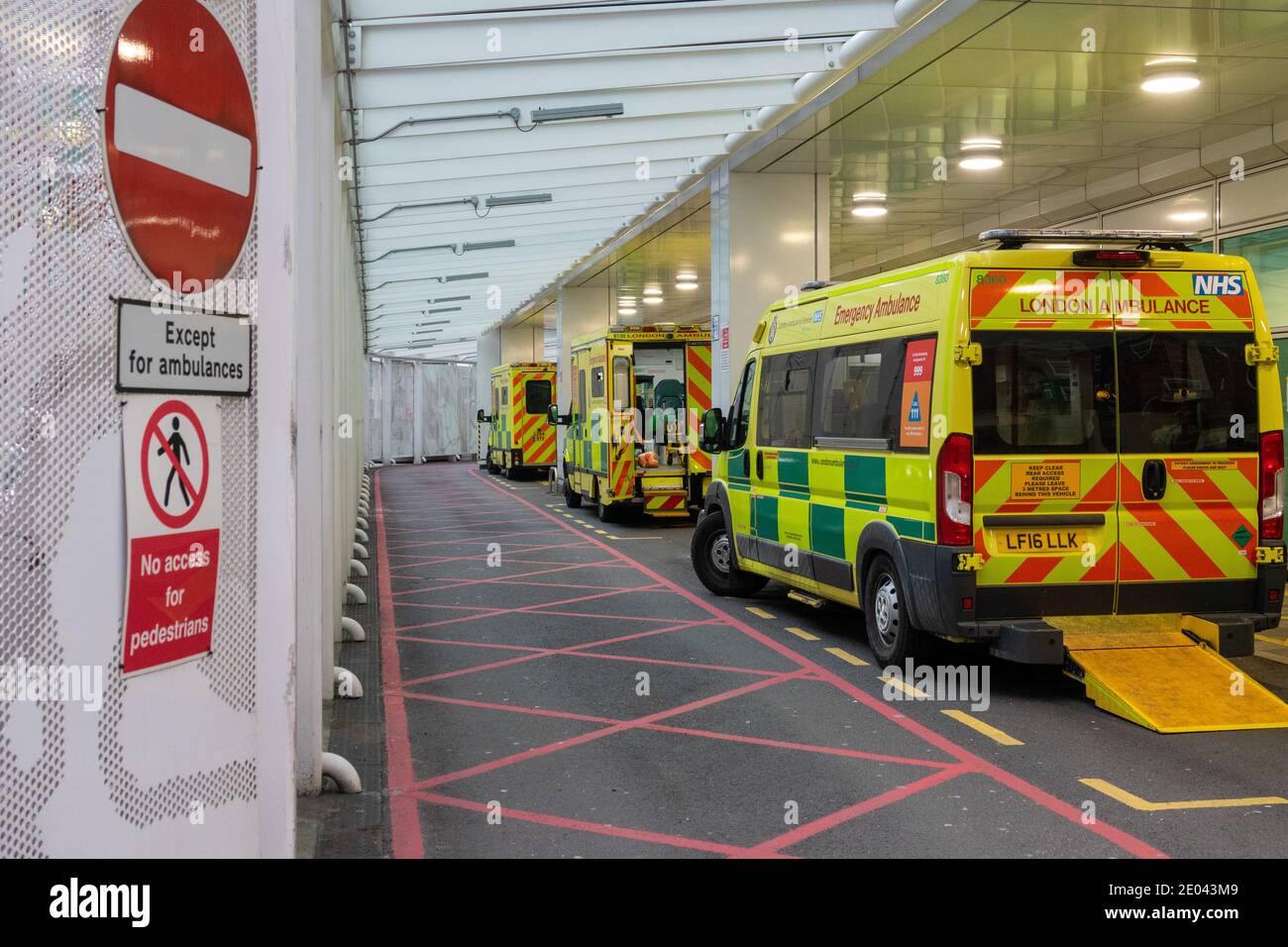 Ambulance bay full at University College Hospital as London’s hospitals