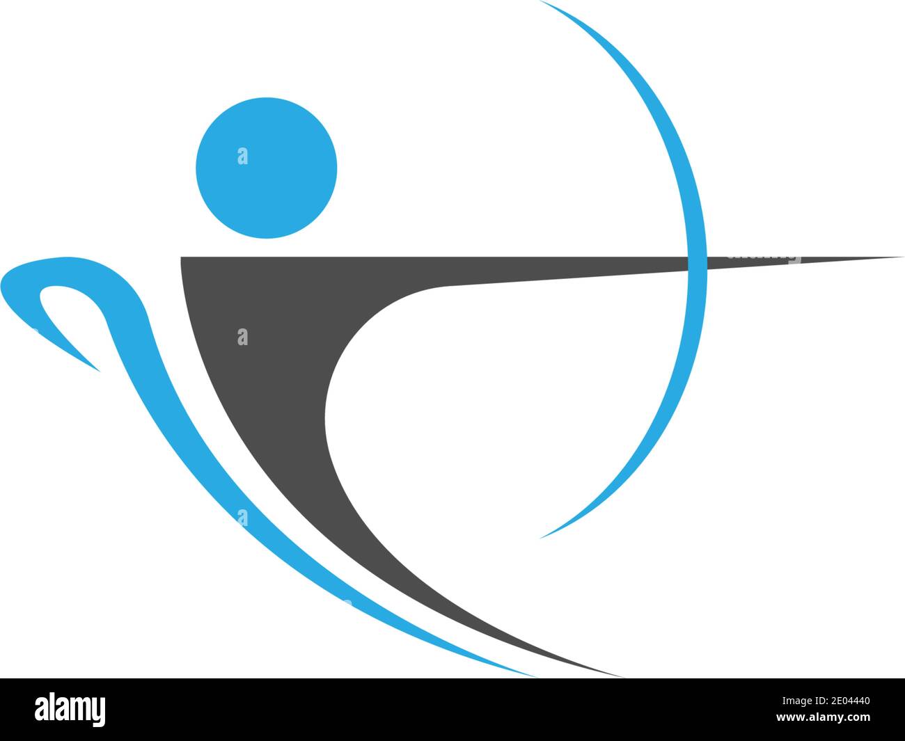 Archery logo icon vector ilustration template Stock Vector