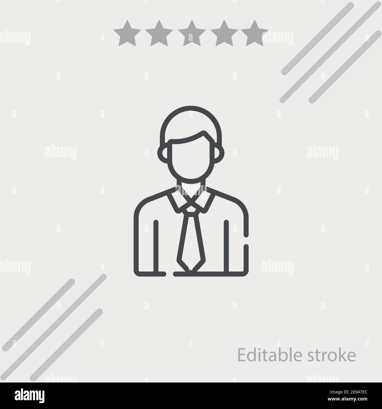 employee vector icon modern simple vector illustration Stock Vector ...