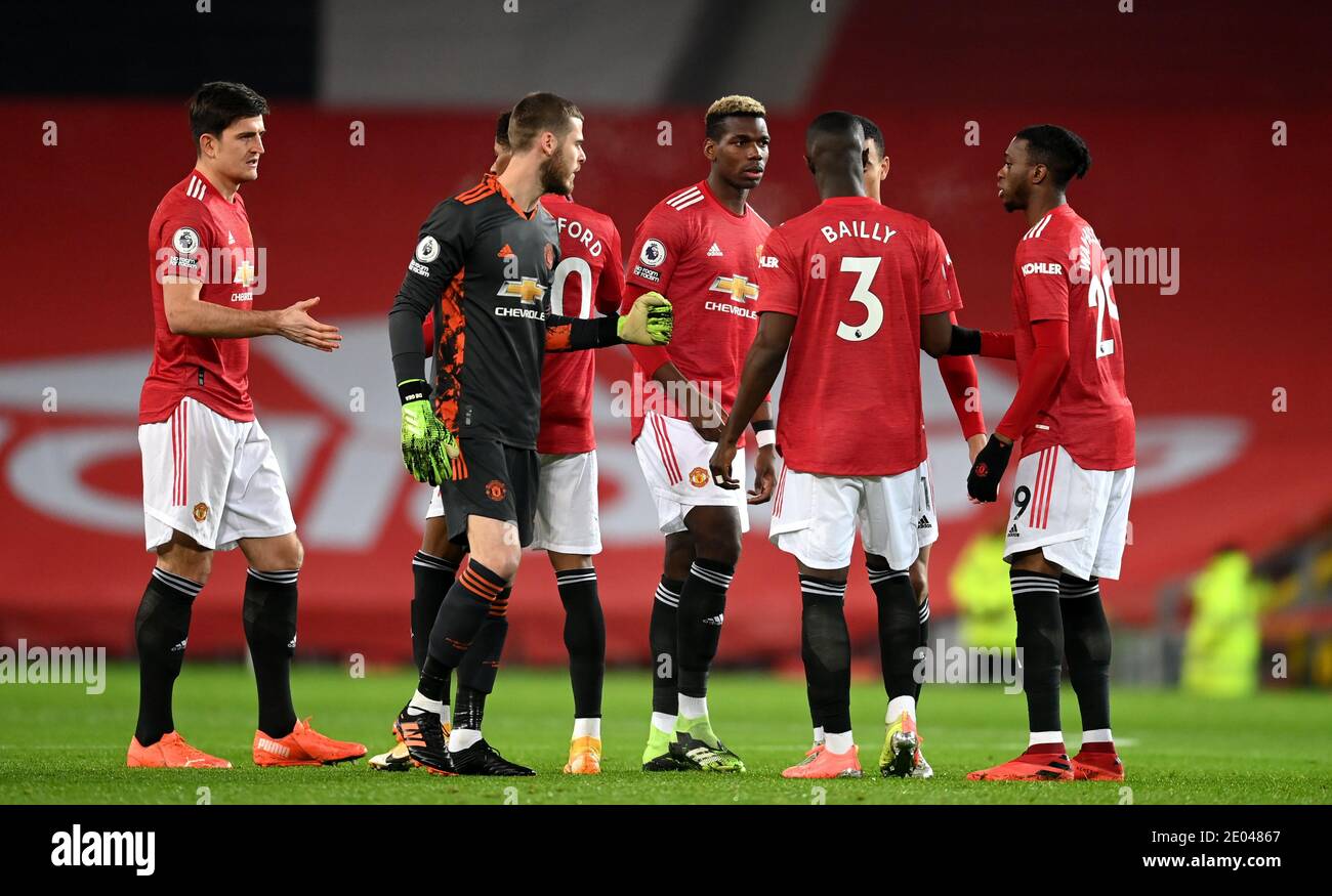 Manchester United prior to the Premier League match at Old Trafford