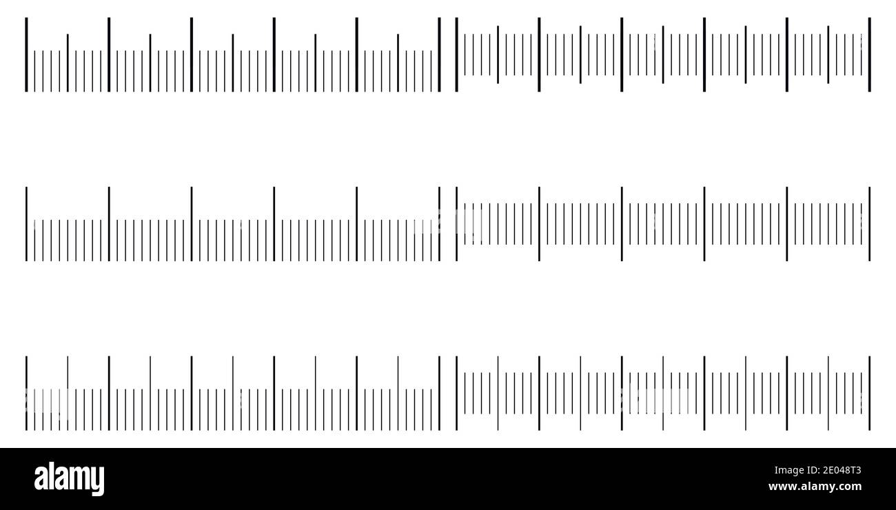 Set is a seamless scale for an analog meter, vector template scales in