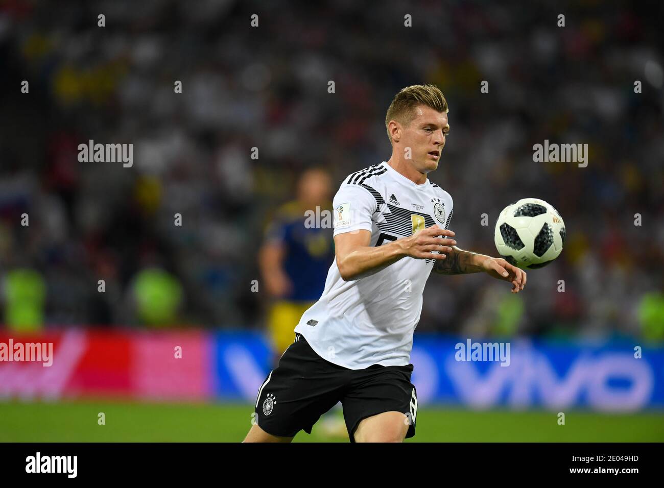 SOCHI, RUSSIA-23 JUNE 2018 Toni Kroos of Germany during the Russia 2018 World Cup Group F football match between Germany and Sweden Stock Photo