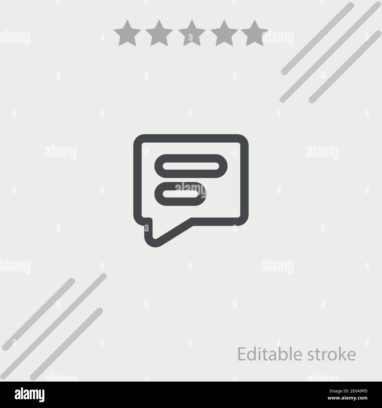 message vector icon modern simple vector illustration Stock Vector ...