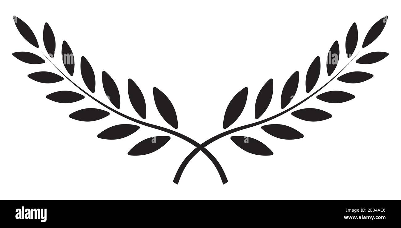 Olive Leaf Crown Vector Clipart