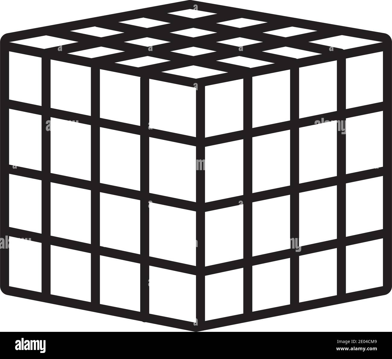 Cube Clipart Black And White