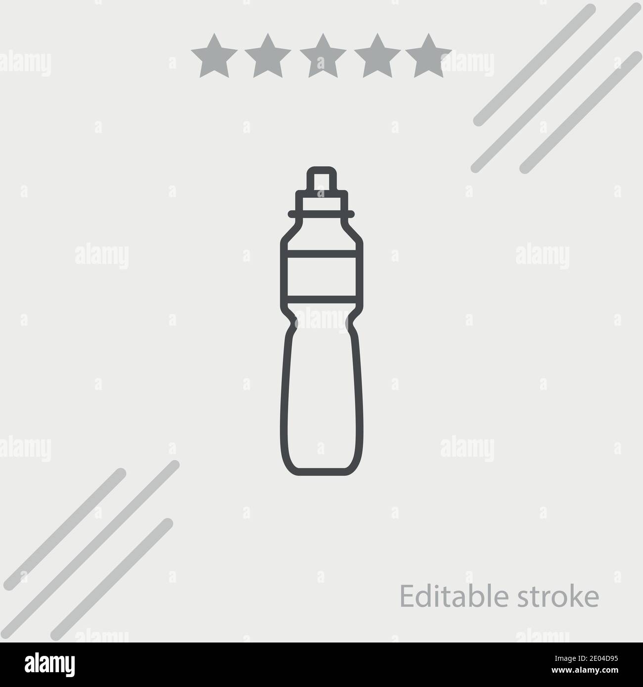 bottle of water vector icon modern simple vector illustration Stock ...