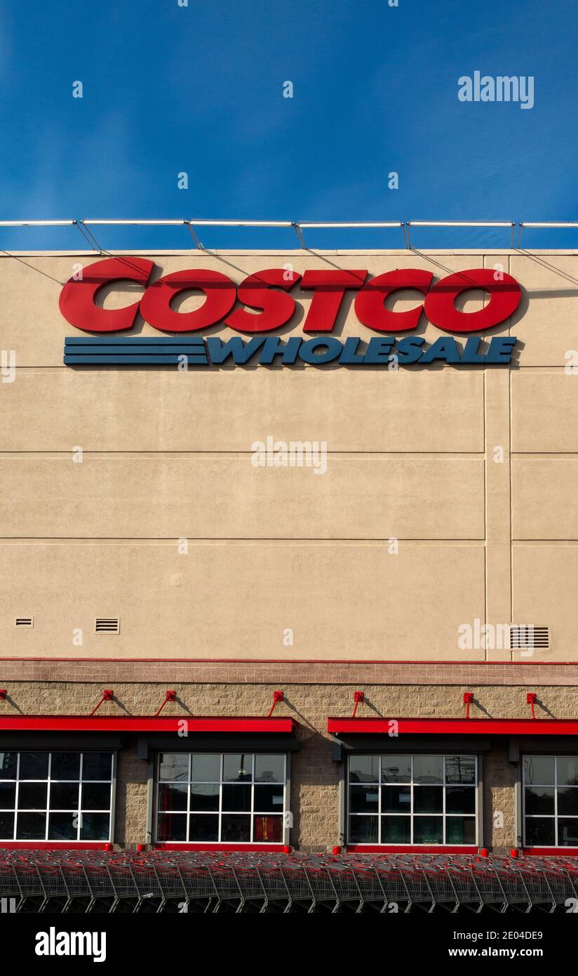 Costco wholesale store front in Brooklyn NYC Stock Photo Alamy