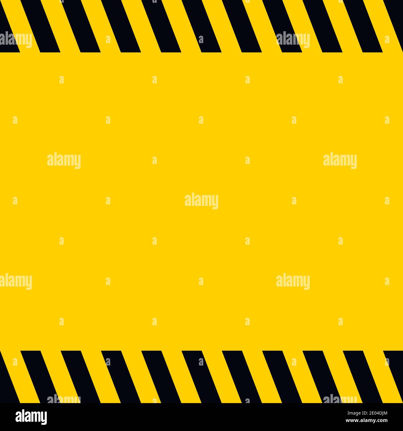 Black and yellow warning line striped …