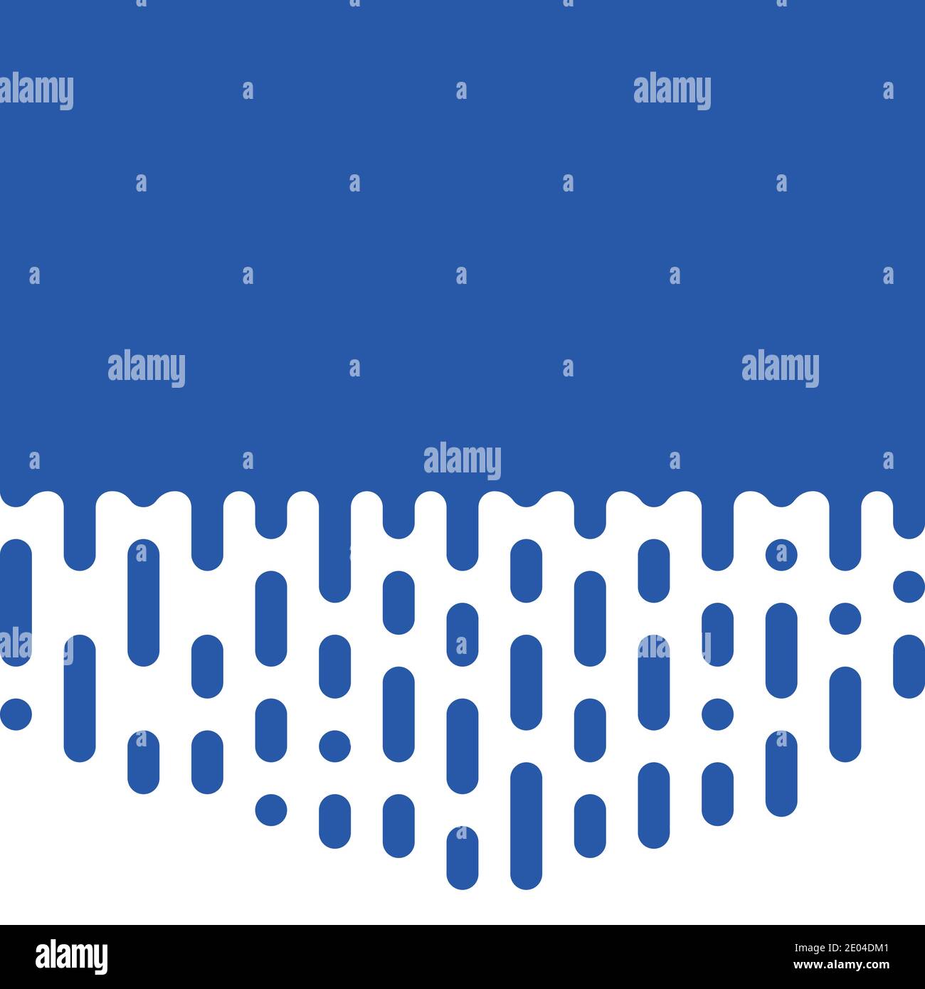 Abstract blue background rounded raindrops lines, vector blue background for advertisements Stock Vector