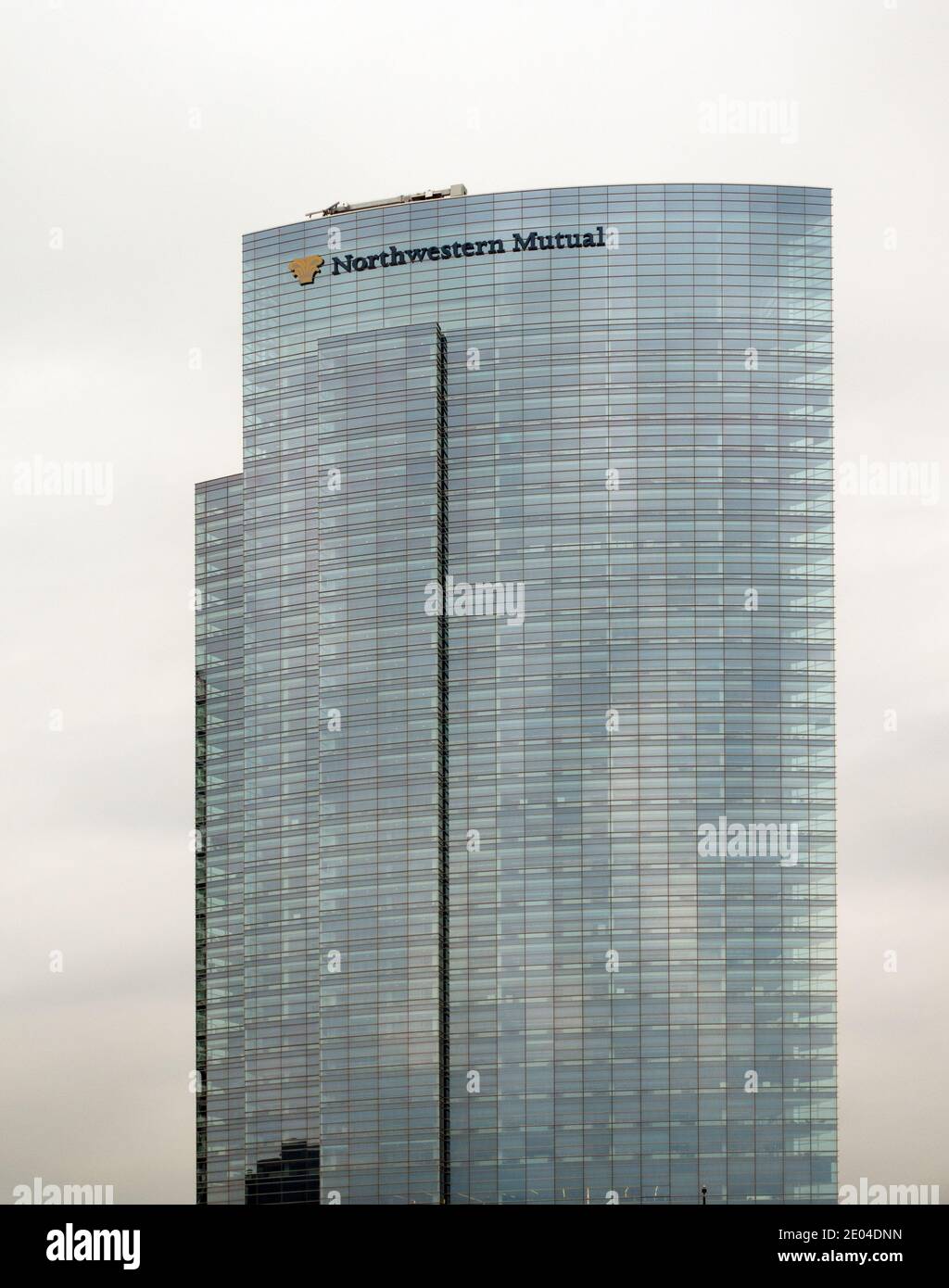 Northwestern Mutual life insurance company building Milwaukee WI Stock Photo