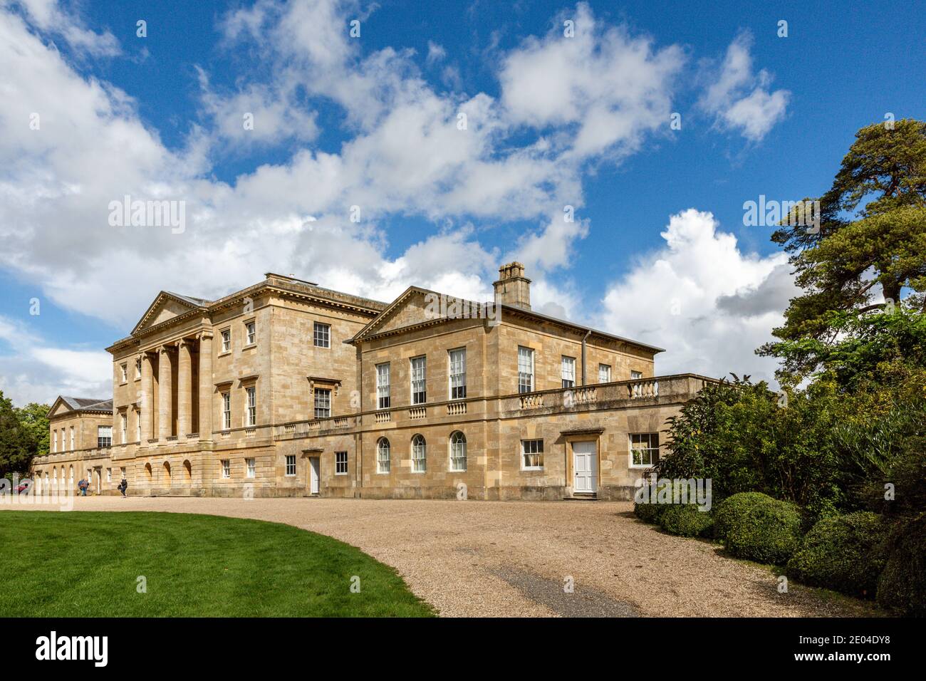 Basildon Park House in Berkshire, England, a Grade I listed country house designed by John Carr of York. Stock Photo