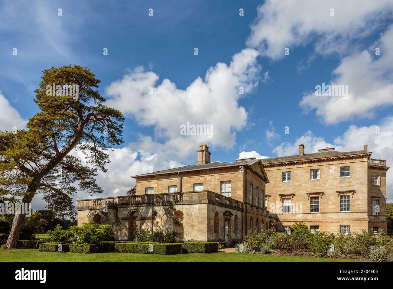 Basildon Park House in Berkshire, England, a Grade I listed country house designed by John Carr of York. Stock Photo