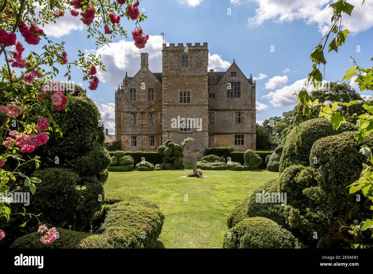 Chastleton House is a Jacobean country house situated at Chastleton near Moreton-in-Marsh, Oxfordshire. Stock Photo