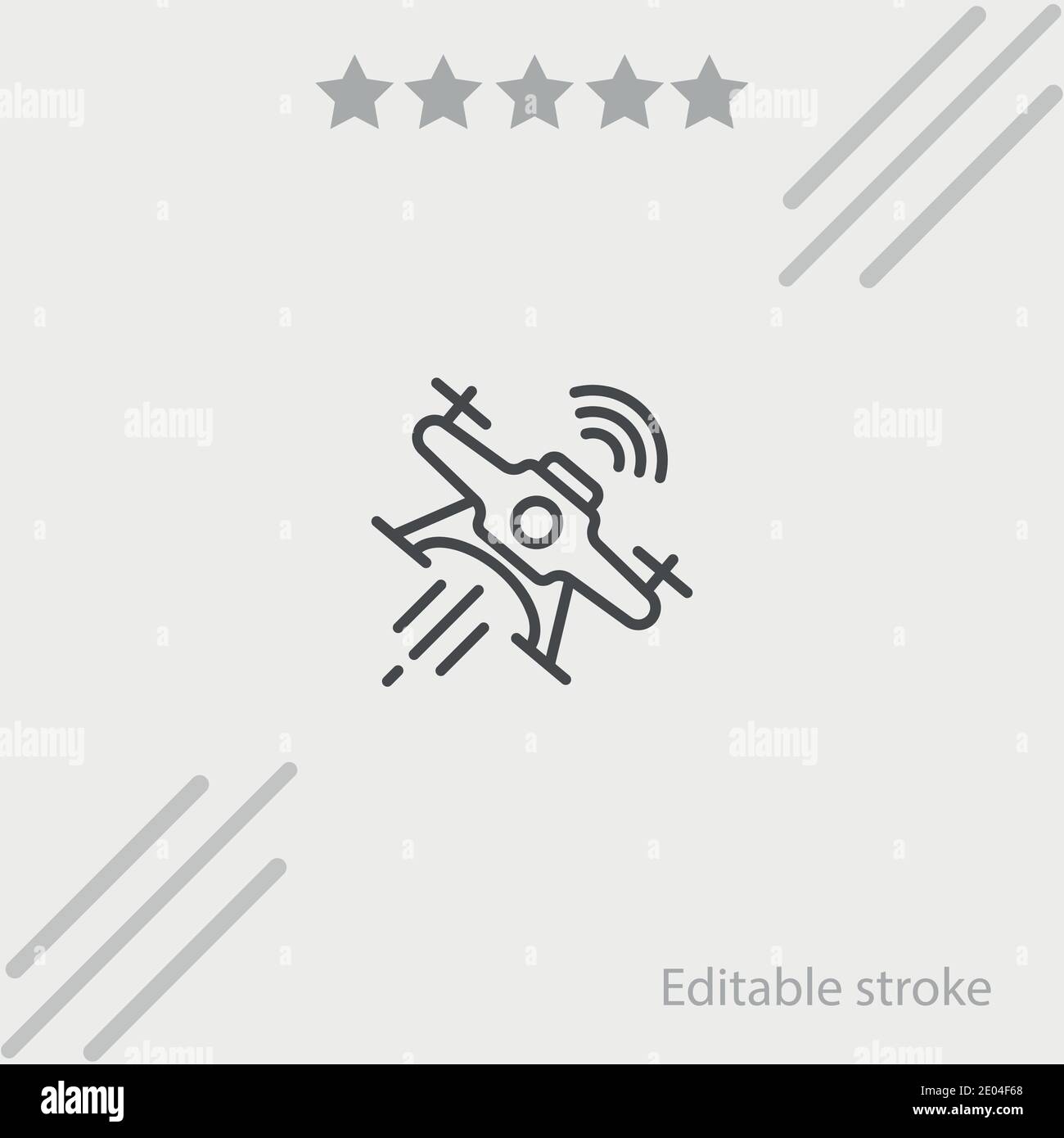 drone vector icon modern simple vector illustration Stock Vector Image ...