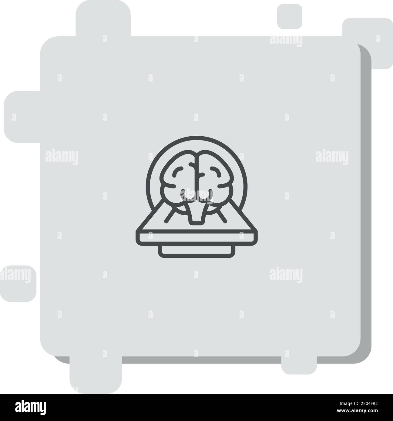 brain vector icon modern simple vector illustration Stock Vector Image ...