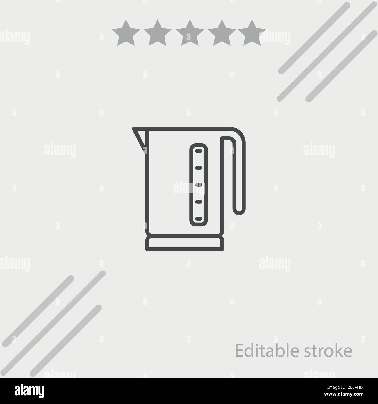 electric kettle vector icon modern simple vector illustration Stock ...