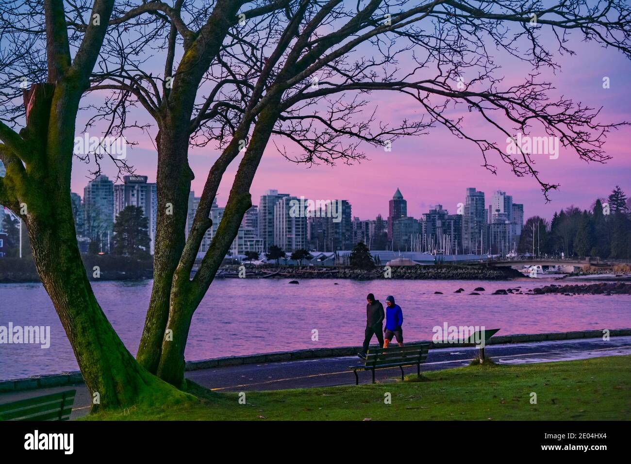 Stanley Park Seawall Coal Harbour Vancouver British Columbia Canada stanley-park-seawall-coal-harbour-vancouver-british-columbia-canada