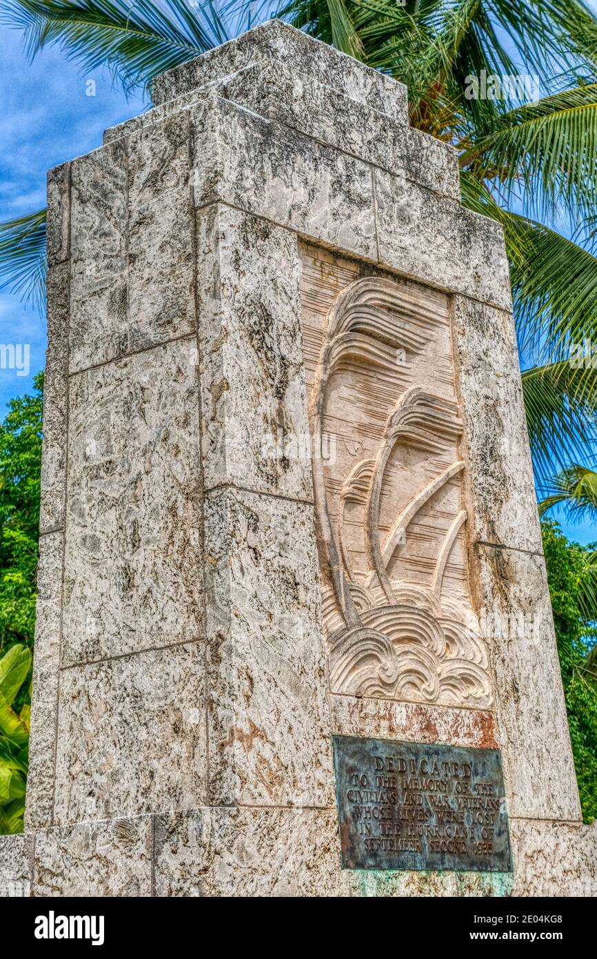 The Florida Keys Memorial to the victims of the Great Hurricane of 1935