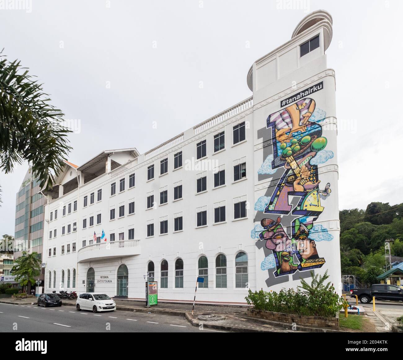 Wall art in Kota Kinabalu, Sabah, Malaysia Stock Photo Alamy
