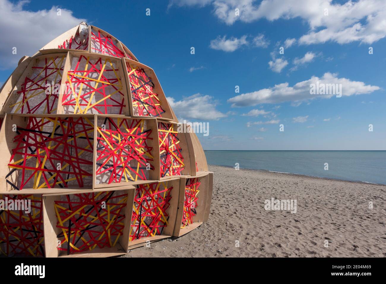 Outdoor interactive art installation hires stock photography and
