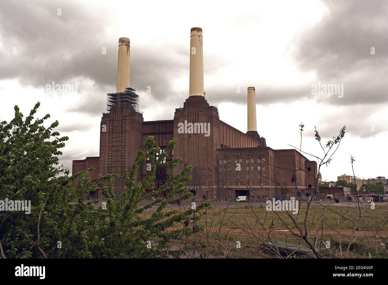 Battersea Power station designed by Giles Gilbert Scott-opened in 1933.It was a coal fired power station, Stock Photo