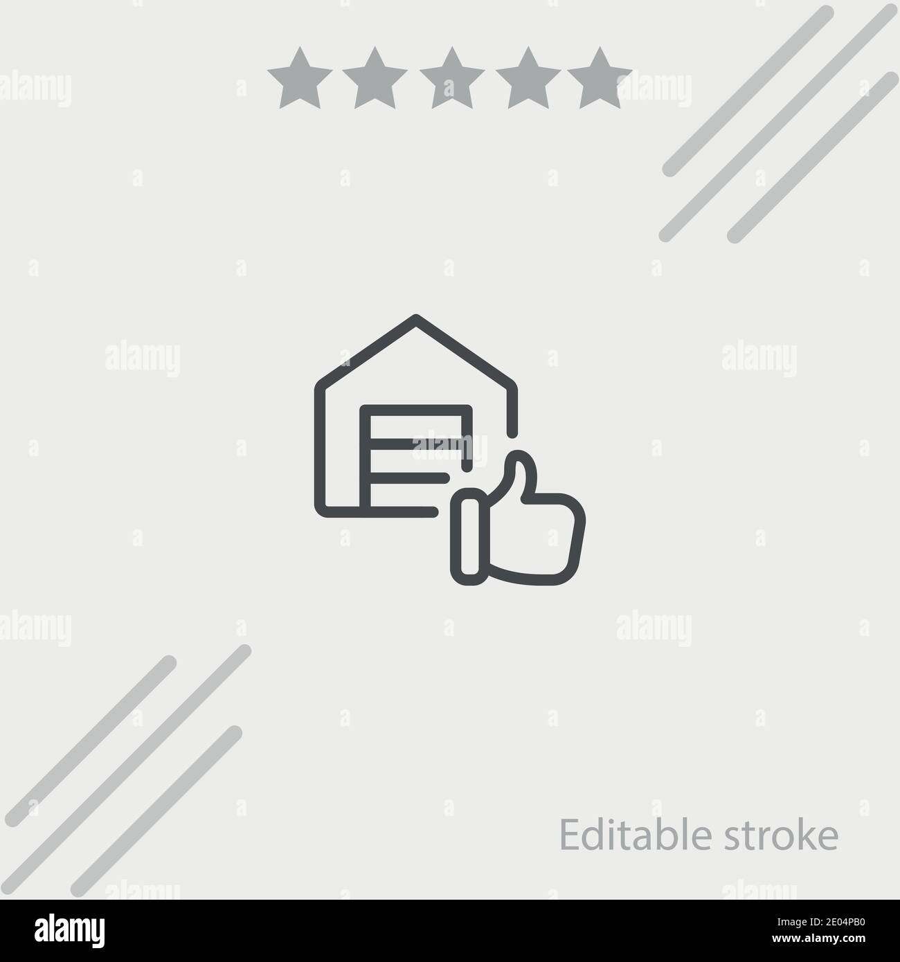 like vector icon modern simple vector illustration Stock Vector