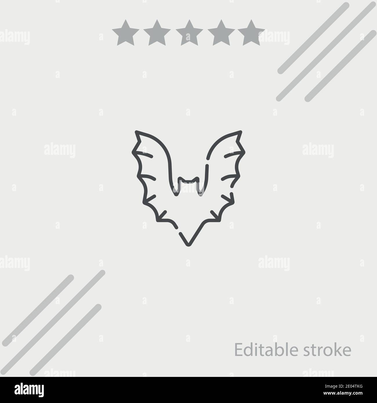 bat vector icon modern simple vector illustration Stock Vector Image ...