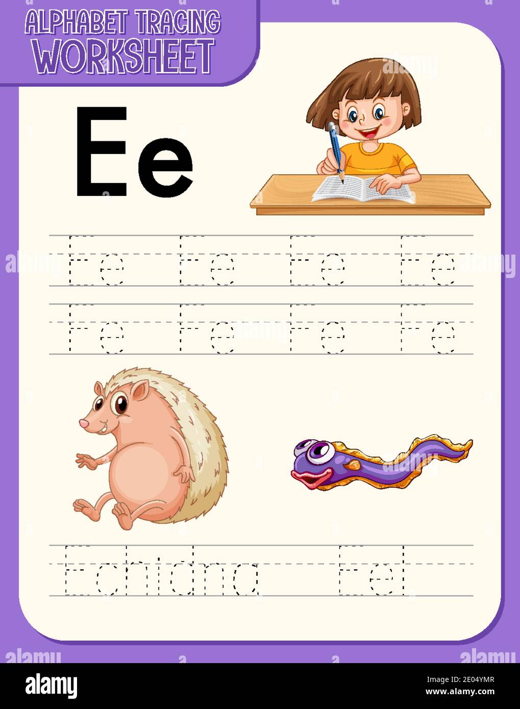 Young Eel Stock Vector Images Alamy
