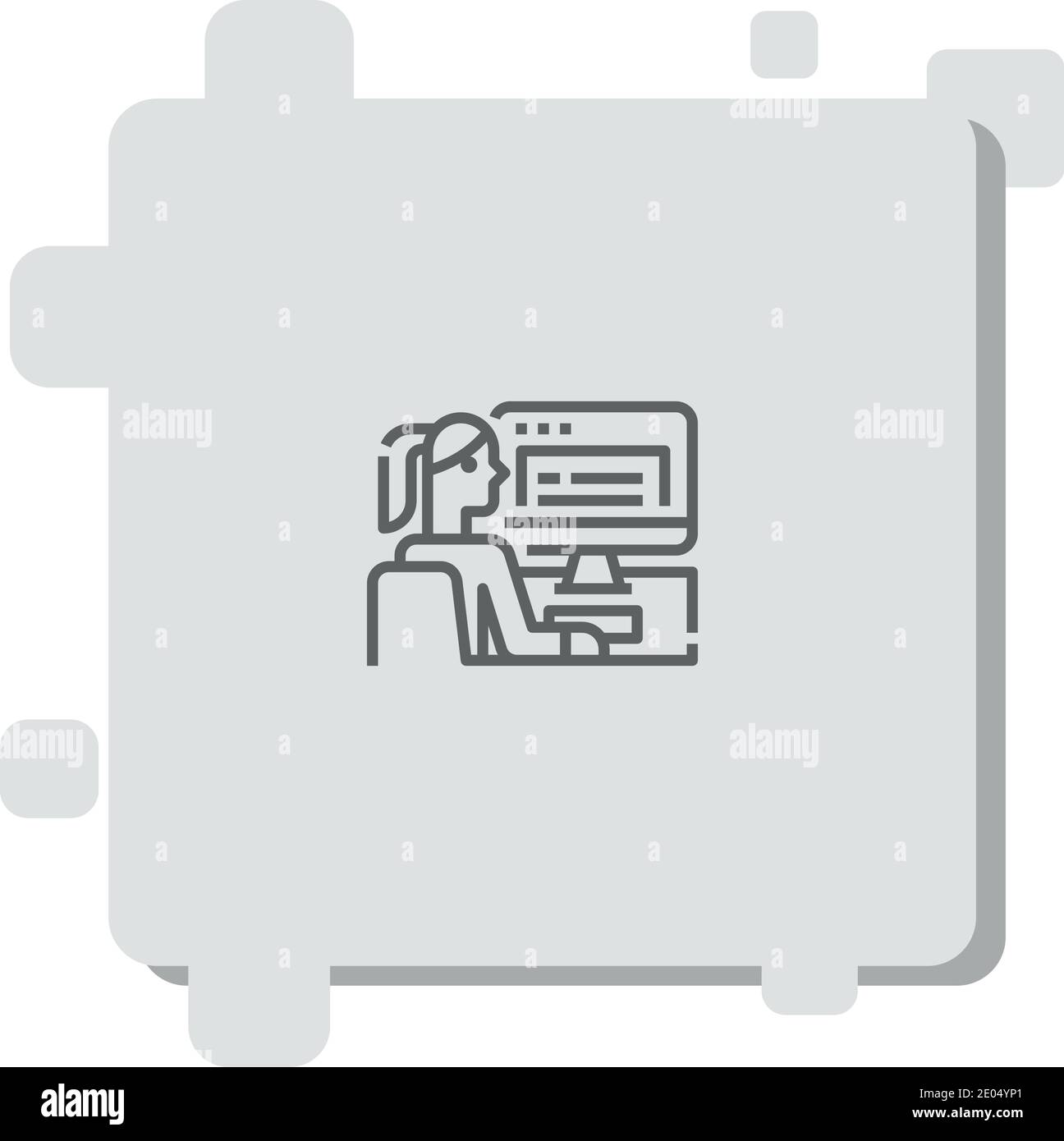 working vector icon modern simple vector illustration Stock Vector ...