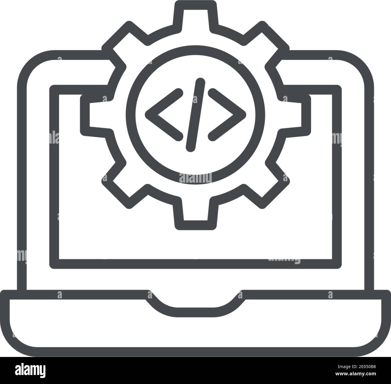 code vector icon modern simple vector illustration Stock Vector Image ...