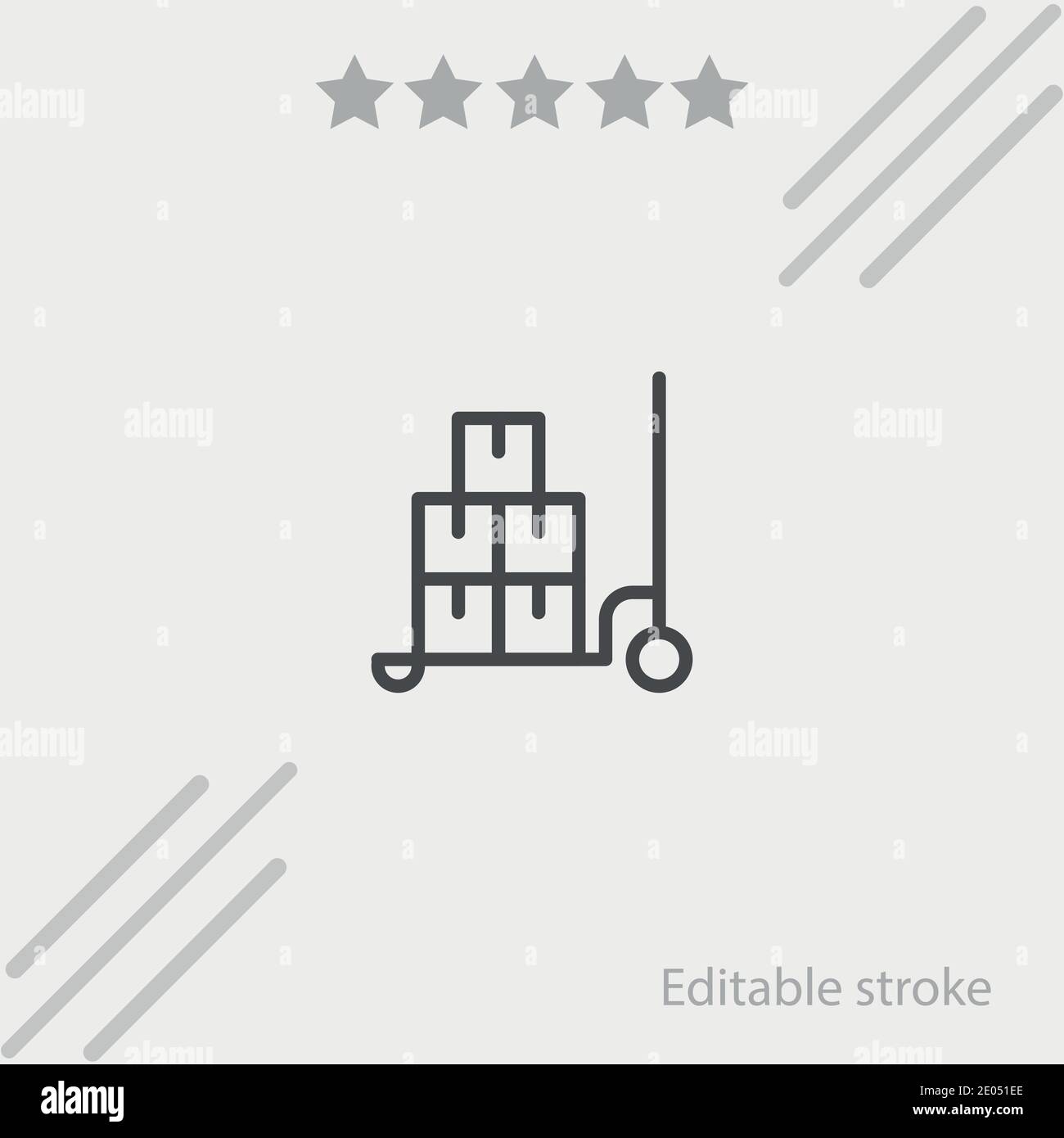 cart vector icon modern simple vector illustration Stock Vector