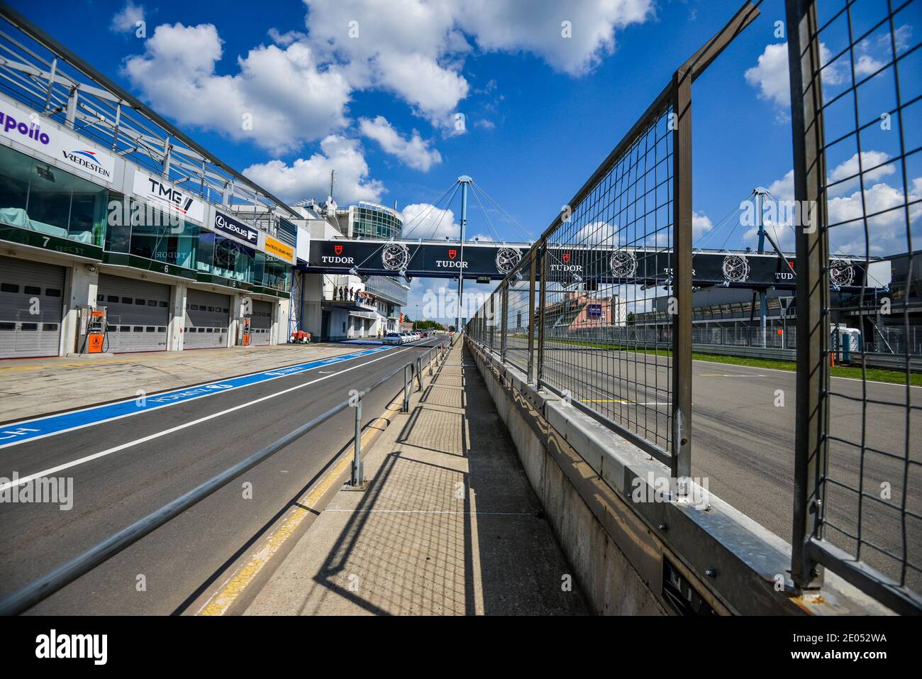 Nuremberg Racing Course Nurburg, Germany - August 20, 2015. Race track Strongman RUN at race ...