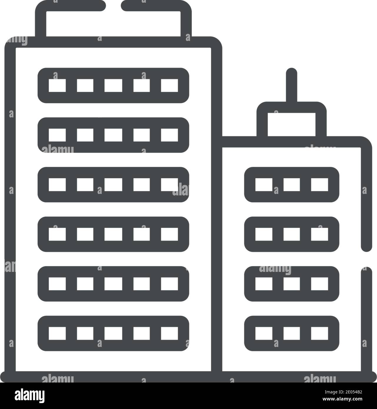 building vector icon modern simple vector illustration Stock Vector ...