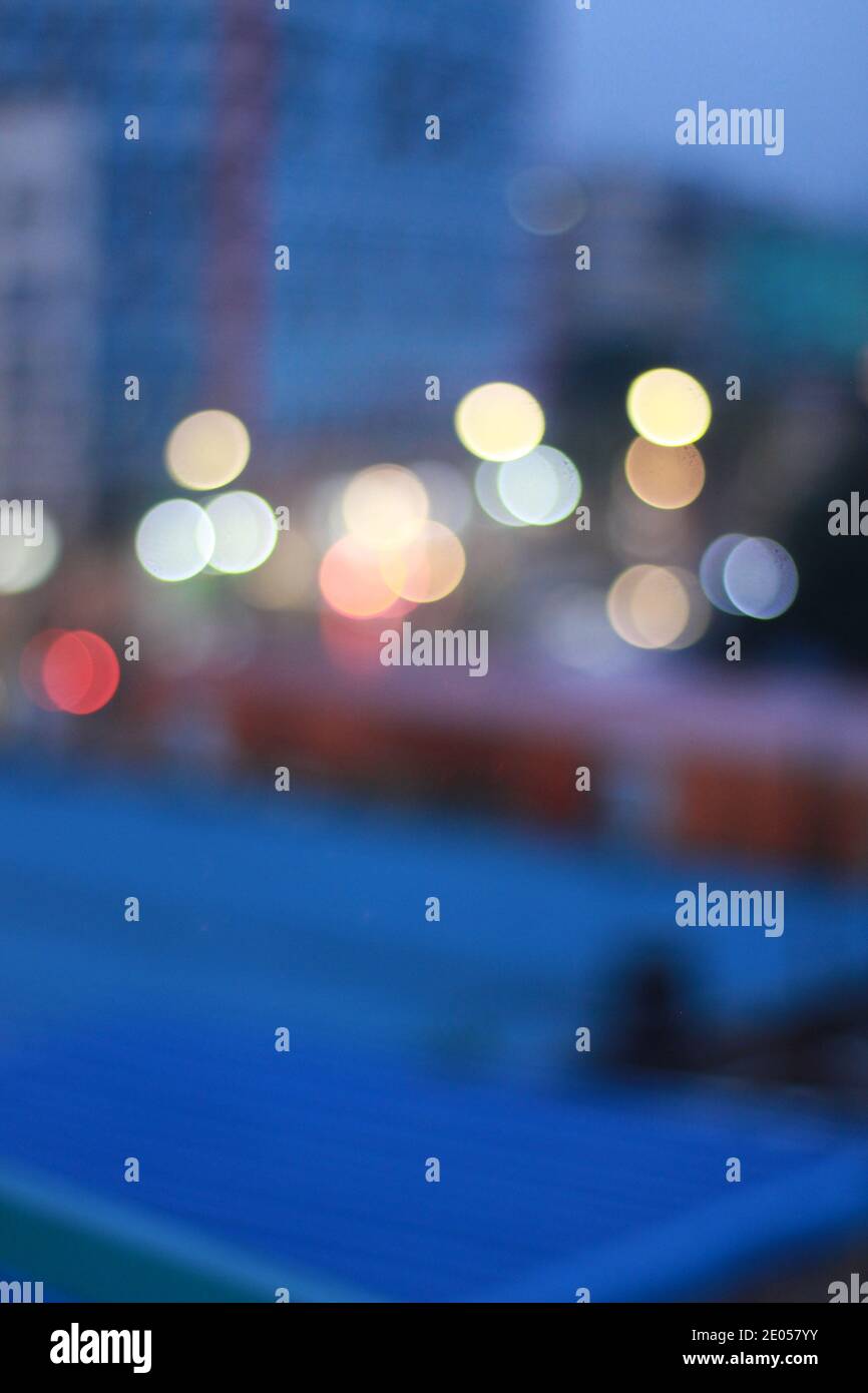 Beautiful blurry city lights hi-res stock photography and images - Alamy