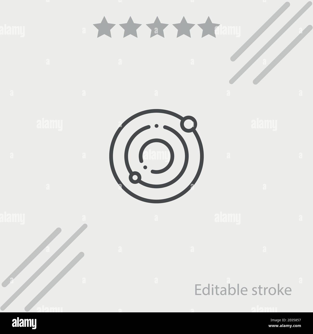orbits vector icon modern simple vector illustration Stock Vector Image ...