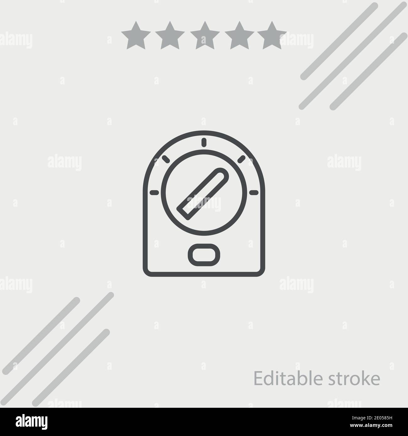 timer vector icon modern simple vector illustration Stock Vector Image ...