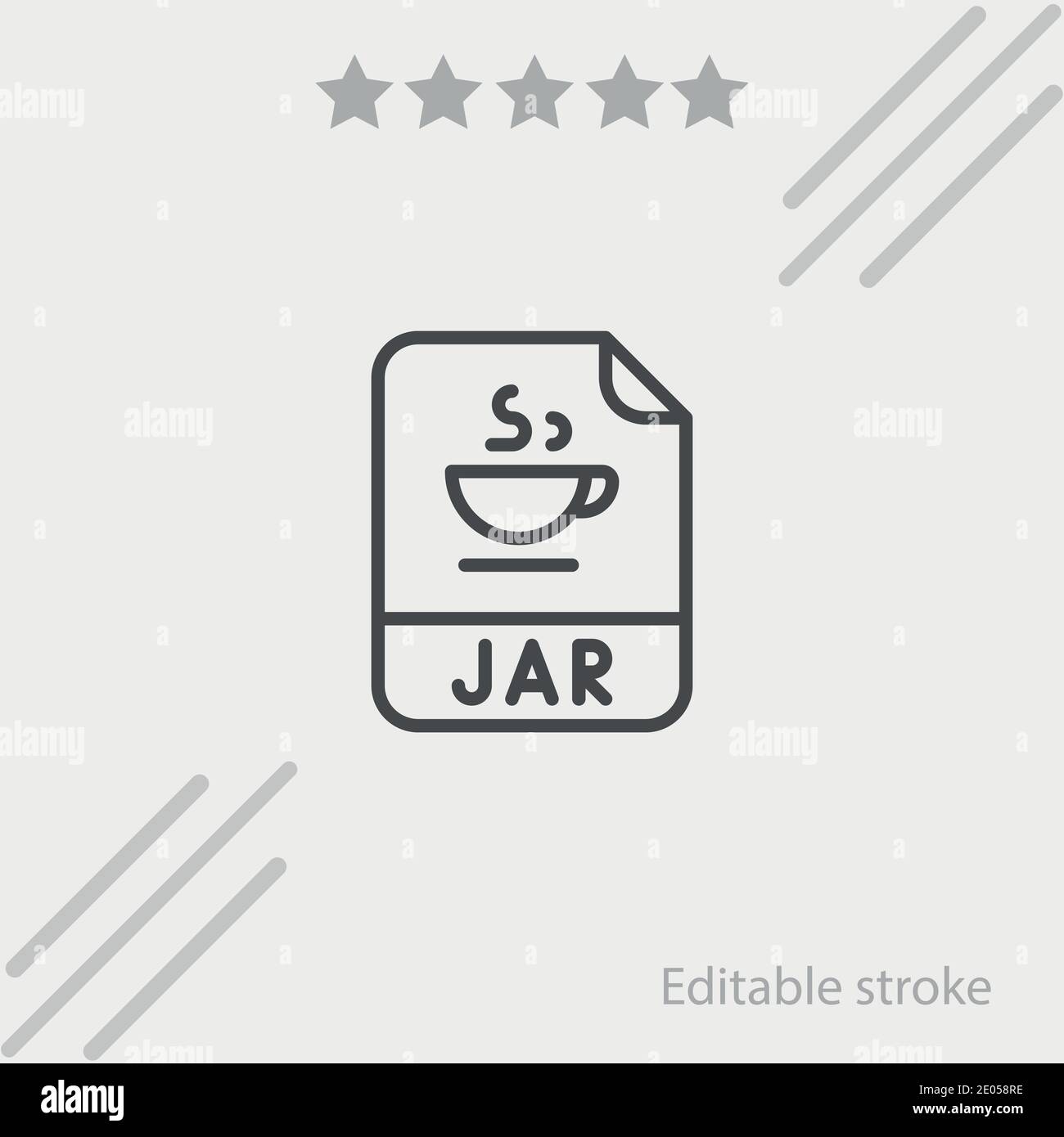 jar vector icon modern simple vector illustration Stock Vector Image ...