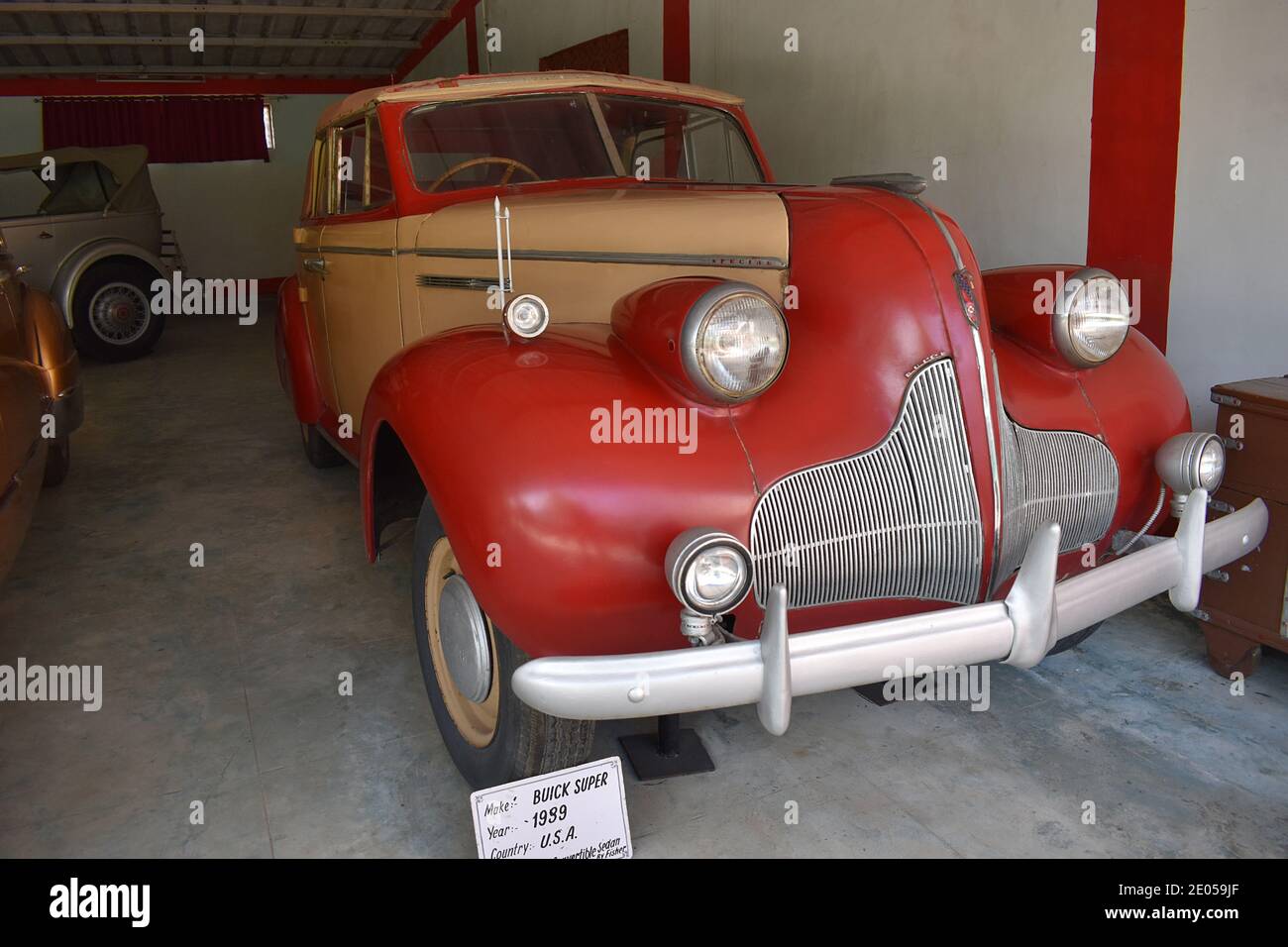 16 Nov 2020, Auto World Vintage Car Museum. Ahmedabad, Gujarat, India. BUICK SUPER, YEAR 1939, U.S.A Stock Photo
