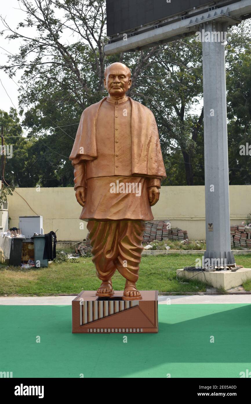 Statue of Sardar Vallabhbhai Patel symbol of 'Statue of Unity' at