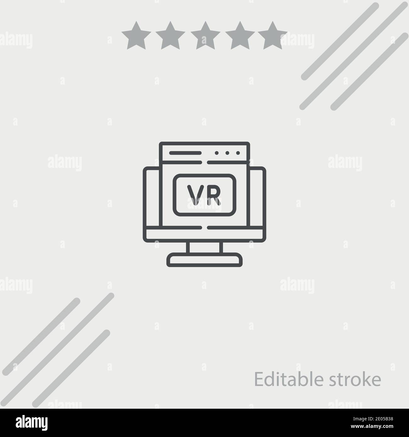 software vector icon modern simple vector illustration Stock Vector ...