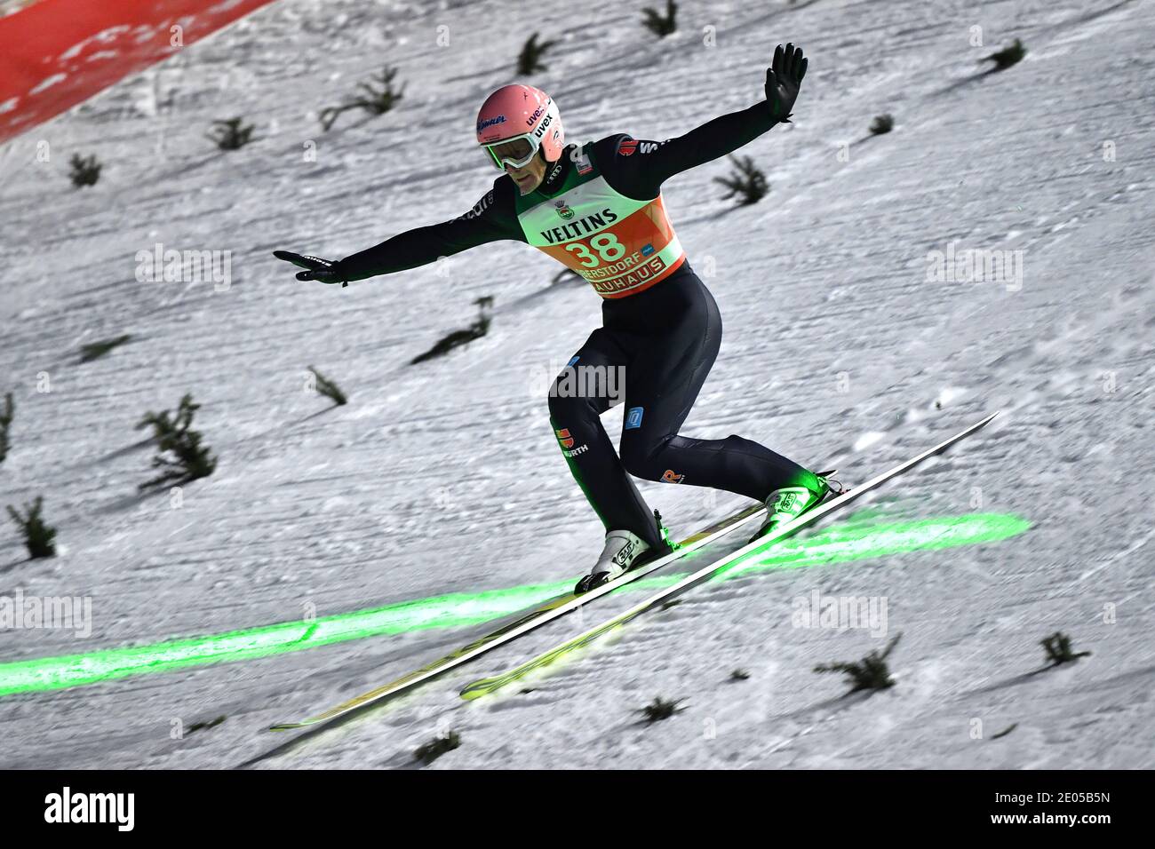 Oberstdorf Germany 29th Dec Oberstdorf Deutschland 29th Dec Severin Freund Ger Landing Action Single Action Single Image Cut Out Whole Body Shot Whole Figure Ski Jumping 69th International Four Hills