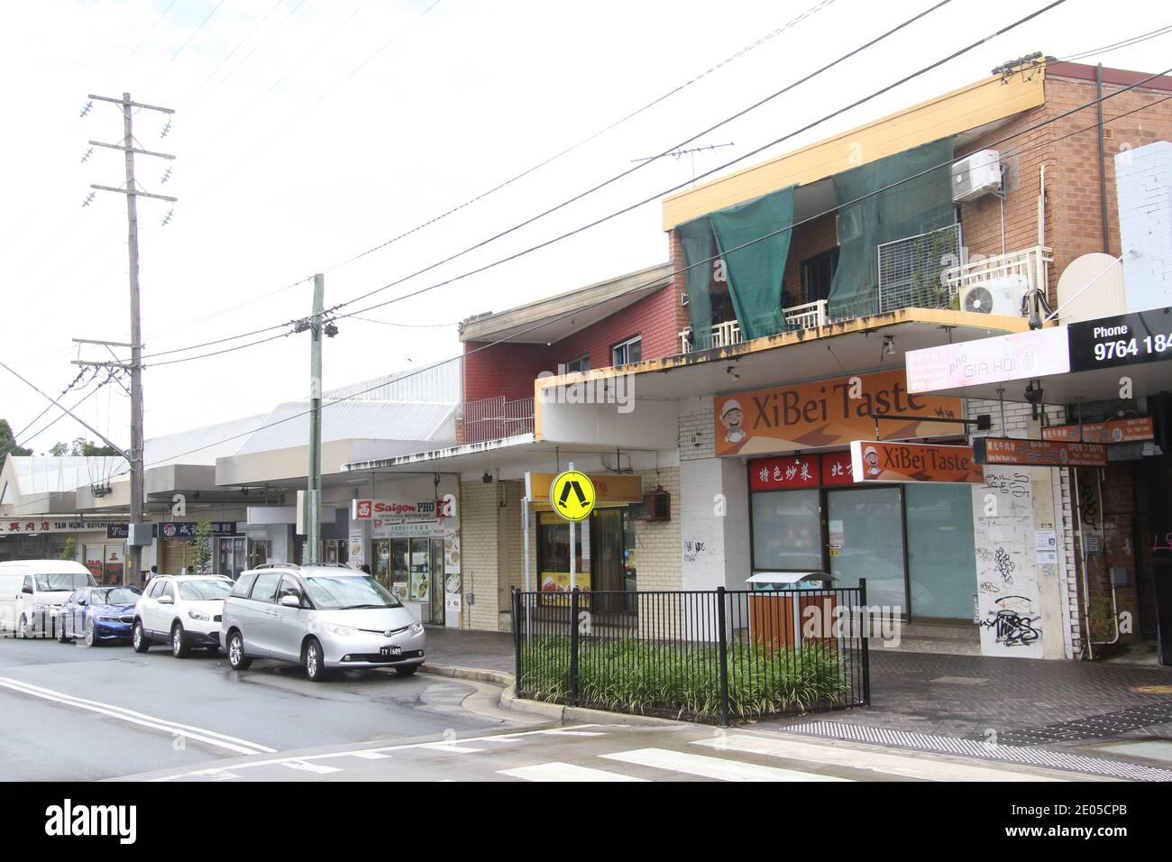 Homebush West (Flemington) town centre, Sydney, NSW, Australia Stock