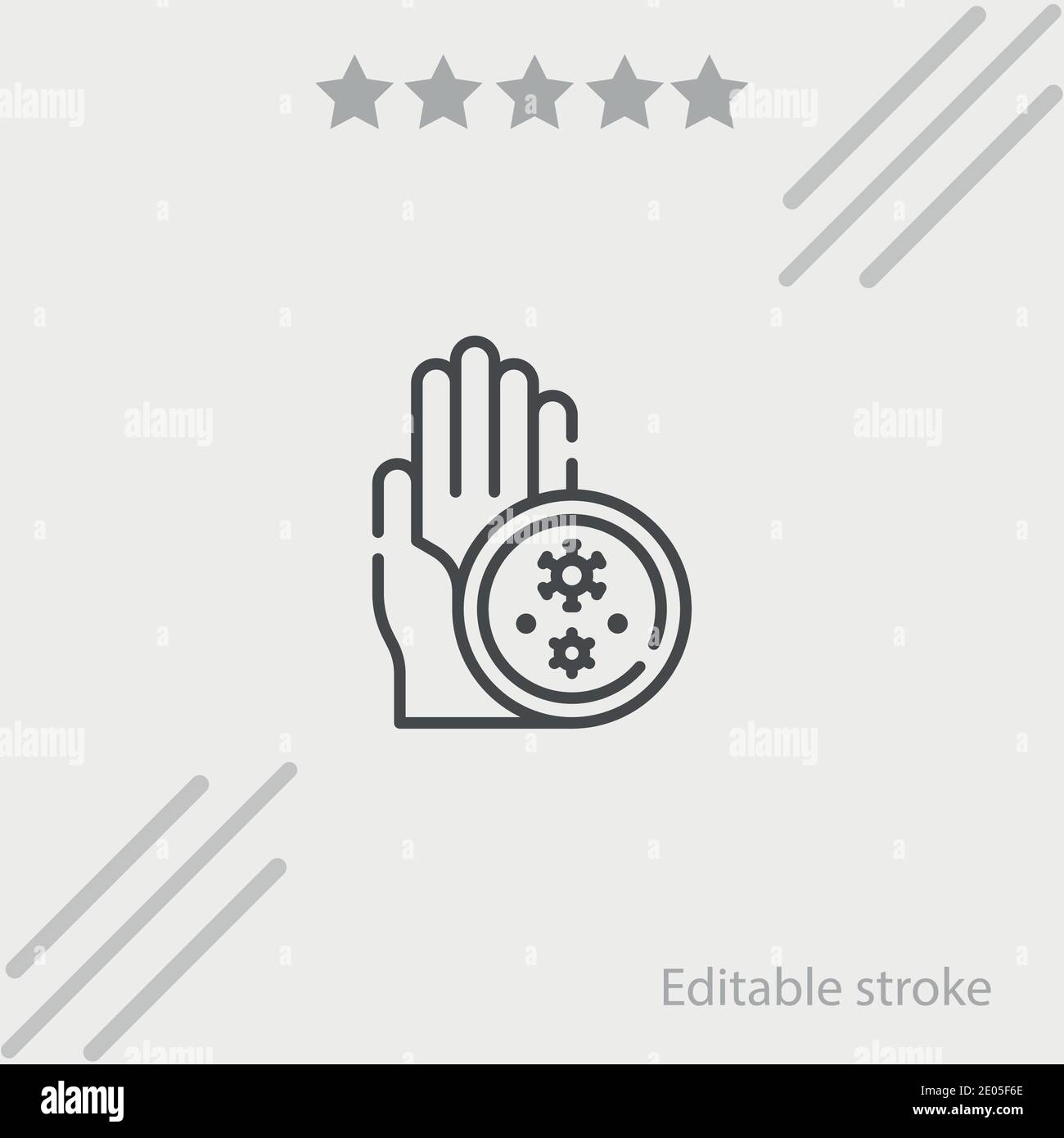 hand vector icon modern simple vector illustration Stock Vector Image ...