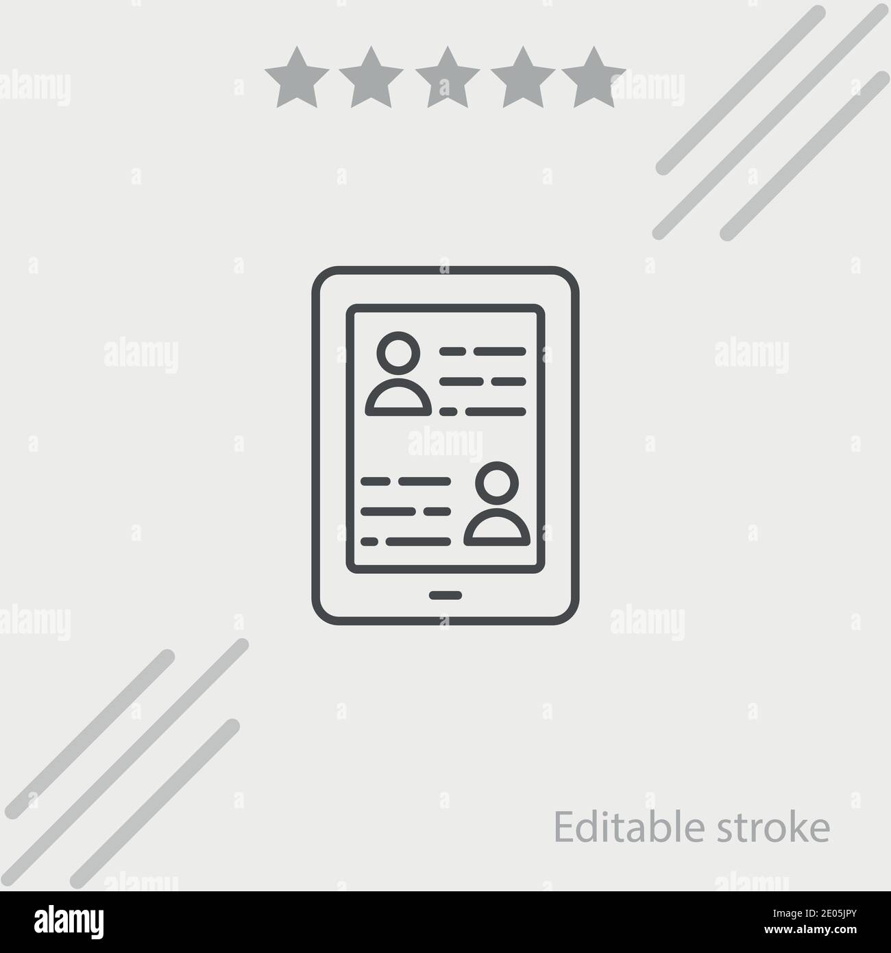 tablet vector icon modern simple vector illustration Stock Vector Image ...