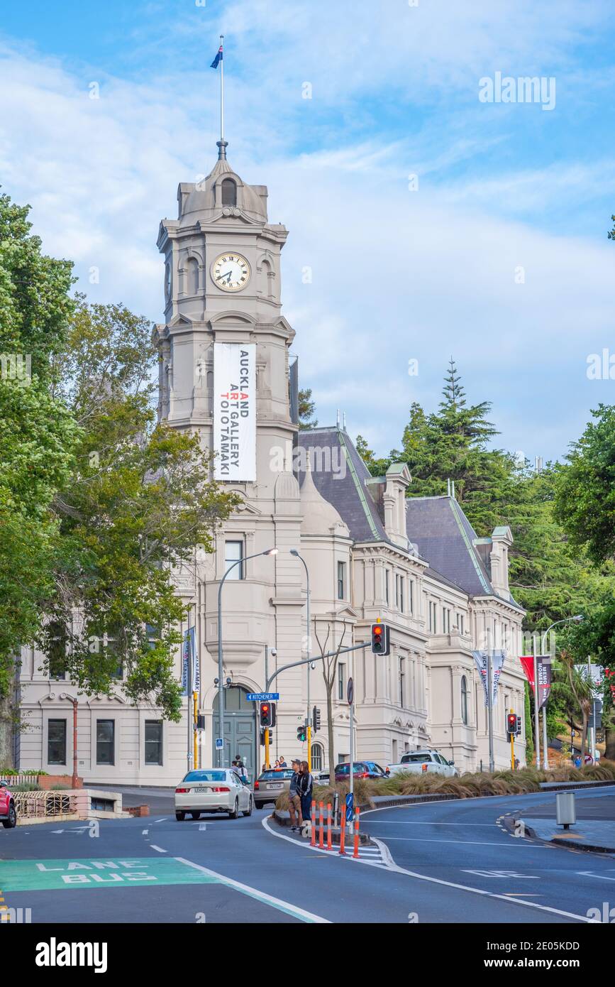 AUCKLAND, NEW ZEALAND, FEBRUARY 19, 2020: Auckland Art Gallery on New
