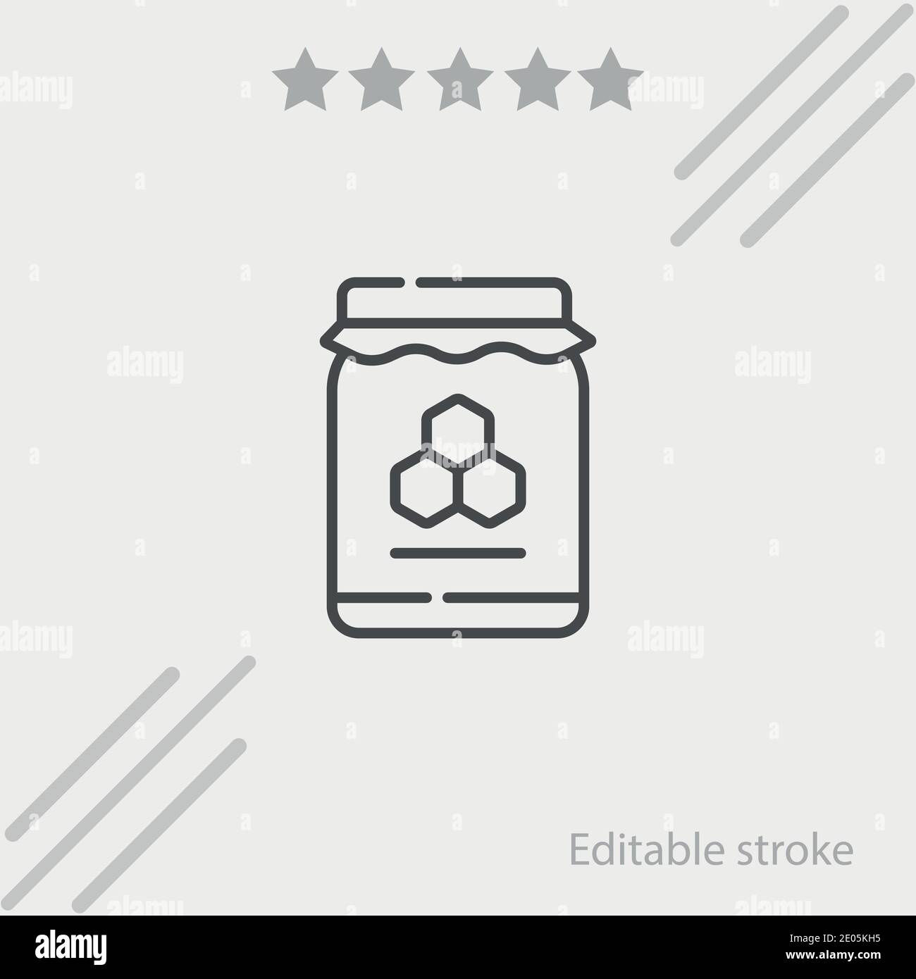 honey vector icon modern simple vector illustration Stock Vector Image ...