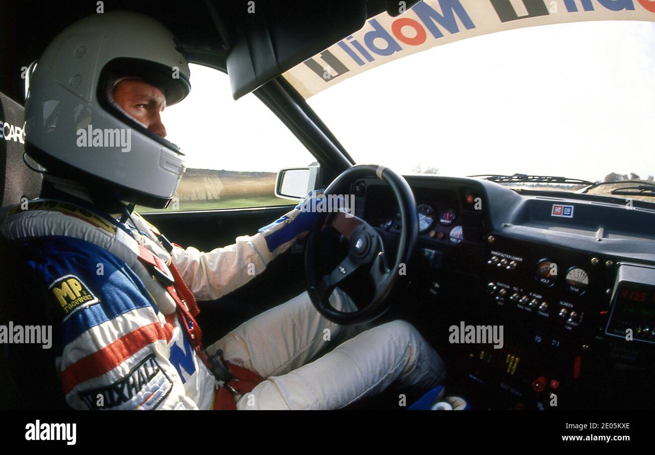 Malcolm wilson driving his 1989 vauxhall astra rally car hires stock